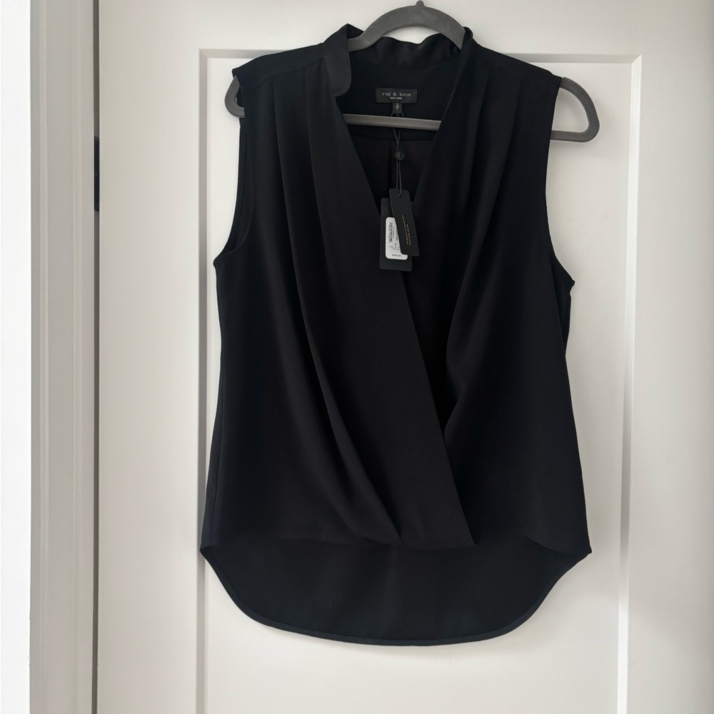 NWT Rag & Bone Black Sleeveless Top
